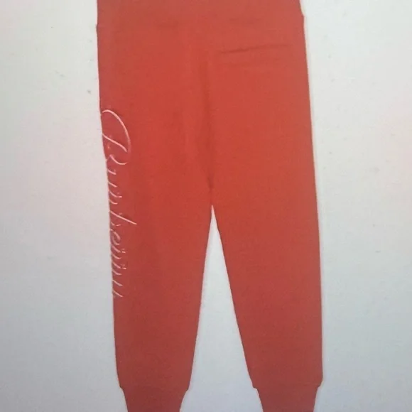 Burberry, NWTs Red Kids script logo track pants size 10 Y